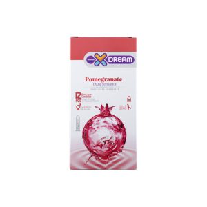 خرید کاندوم ایکس دریم تنگ کننده 12تایی پومی گرانت Pomegranate